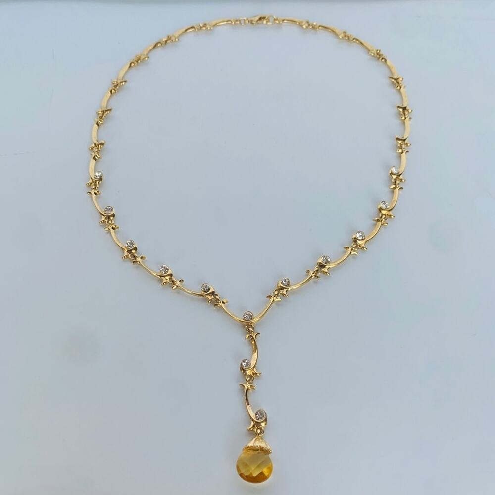 Vintage Teardrop Necklace